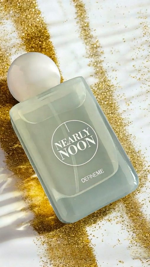 Instagram post by @glowdaily__ for DefineMe Fragrance. Caption reads: 🍶Relaxation in a bottle with @definemefragrance....