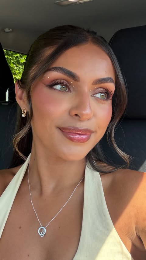 Instagram post by @amberrozario_ for e.l.f. Cosmetics and Skincare. Caption reads: GRWM for Brighton Pride!! & come with me to the....