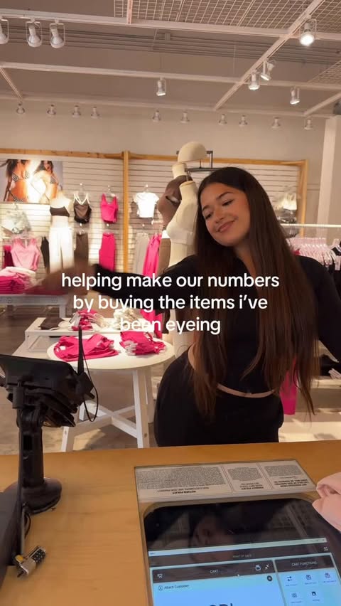 Instagram post by @cwistiline for Garage Clothing. Caption reads: anything to help🤭....
