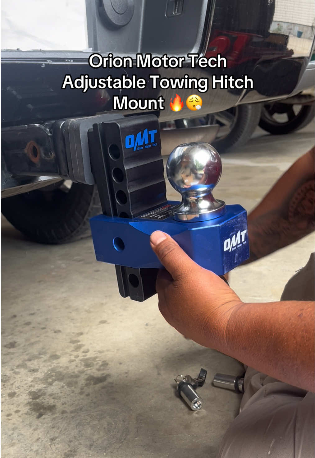 TikTok post by @mr_1emon for Orion Motor Tech. Caption reads: @Orion Motor Tech 🔥😮‍💨 #omttools....