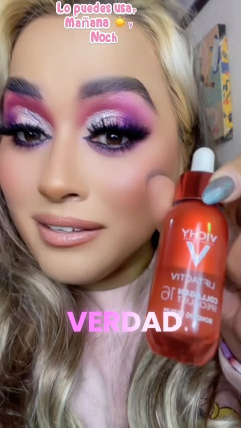 Instagram post by @paudelicius for For Me México. Caption reads: Prometedor el nuevo serum de Liftactiv de....