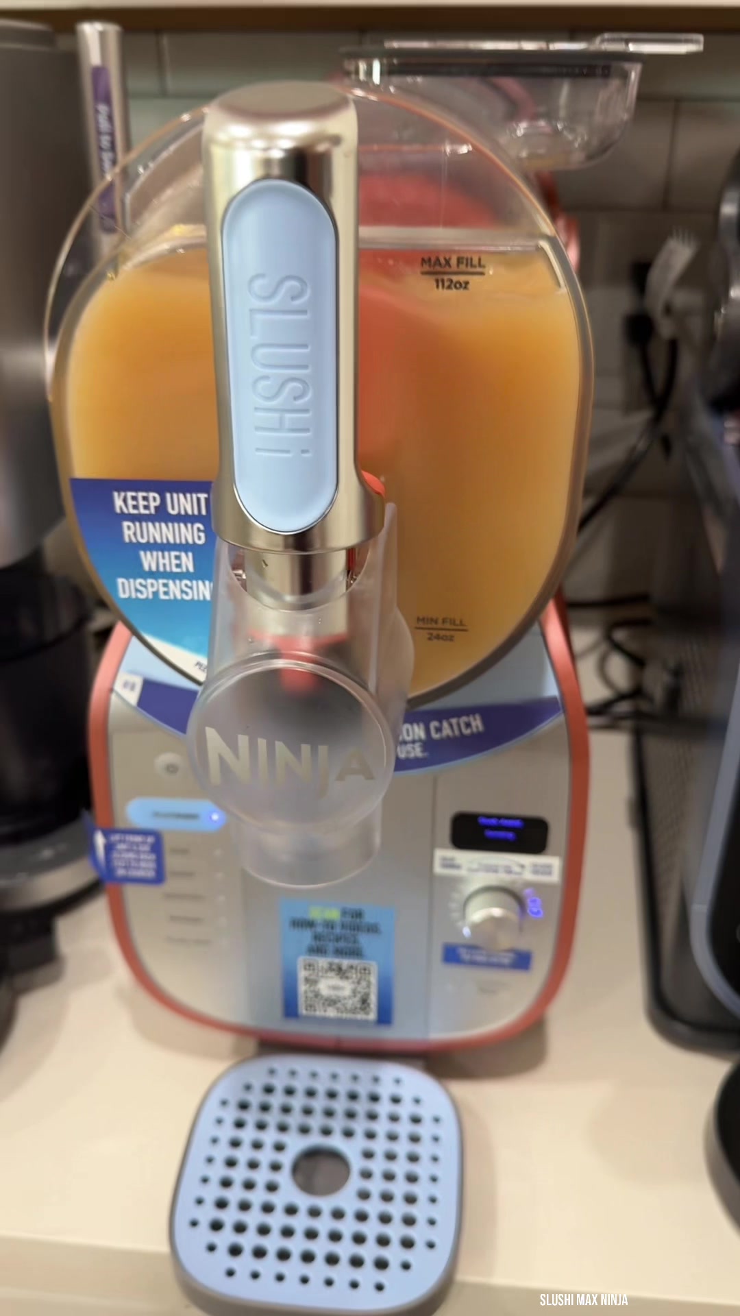 TikTok post by @roxtalksshow for Ninja Kitchen. Caption reads: Sale alert @Ninja Kitchen SLUSHi mac! [...].