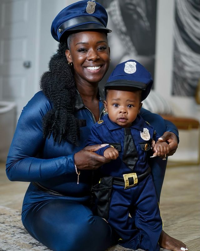 Instagram post by @rie_defined for Party City. Caption reads: [...] who isn’t shopping for costumes at....