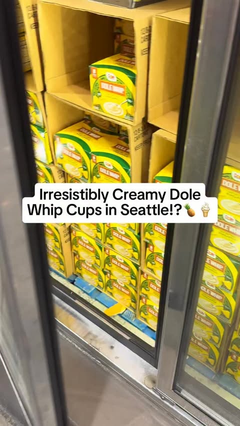 Instagram post by @george.pnw for Dole Packaged Foods. Caption reads: #ad Dole Whip is now back at Costco in individual....