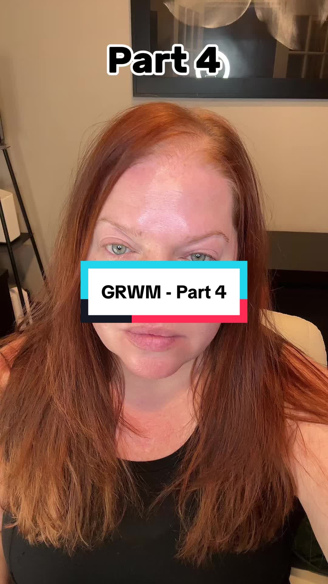 TikTok post by @yvonnemoskal for Sacheu. Caption reads: Part 4 of 6 GRWM. I am trying out some new....