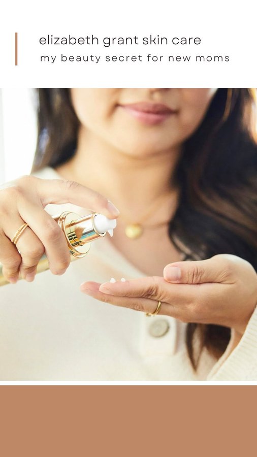 Instagram post by @itsmarisaherr for Elizabeth Grant. Caption reads: THIS IS IT: my secret for rejuvenated, more....