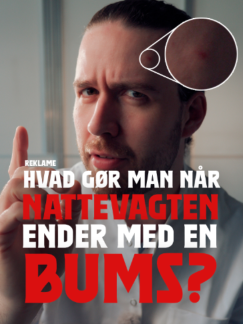TikTok post by @basicdoctorshit for La Roche-Posay. Caption reads: REKLAME FOR @larocheposay / Uren hud, bumser og....