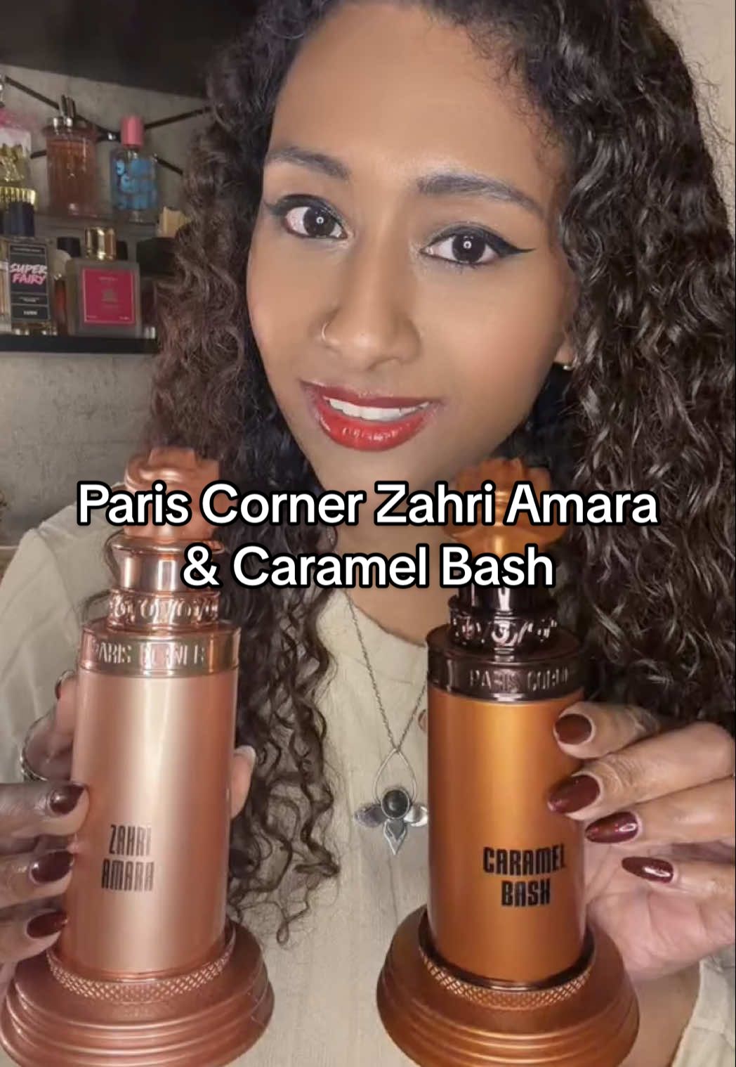 TikTok post by @hematalksperfume for Paris Corner Perfumes. Caption reads: Two new releases from @Paris Corner Official that....