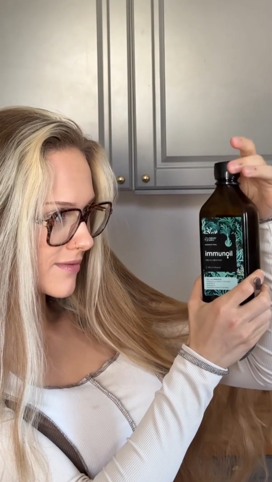 Instagram post by @agastachurska for Noyo Pharm. Caption reads: [reklama] Zgłaszam gotowość na nowy sezon z....