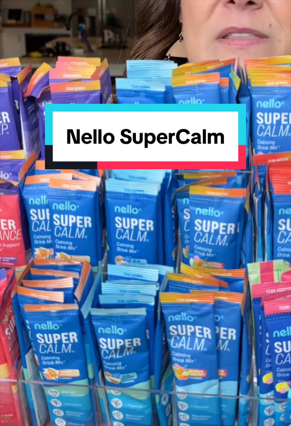 TikTok post by @tabithasbargainhub for nello. Caption reads: The perfect CALM ☺️ to cap off a busy day @Nello....