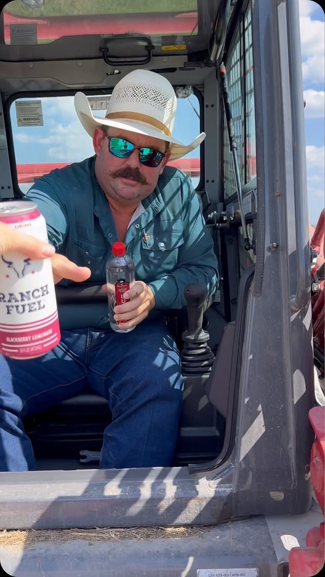 Instagram post by @bar7ranch for Ranch Fuel. Caption reads: [...] over here taking care of my man with....