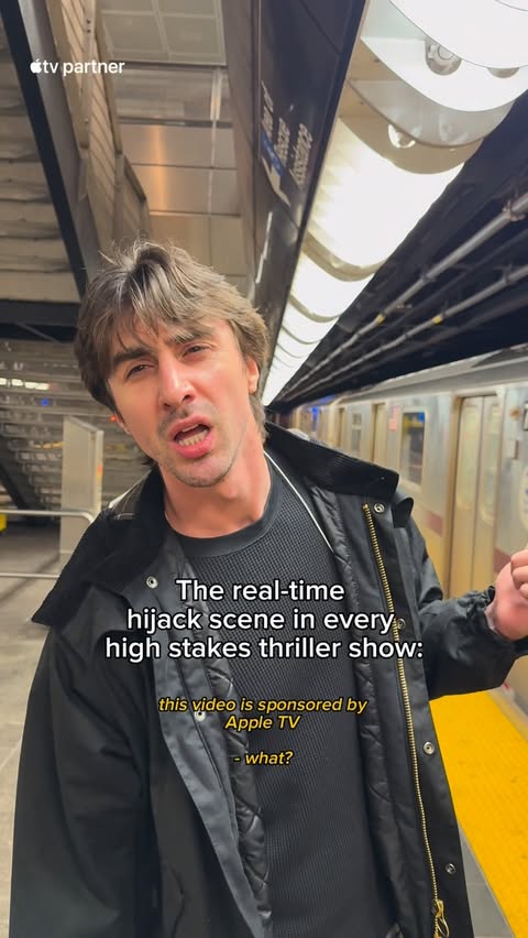 Instagram post by @bentonmcclintock for Apple TV. Caption reads: Bet you didn’t see that twist coming! I didn’t!....