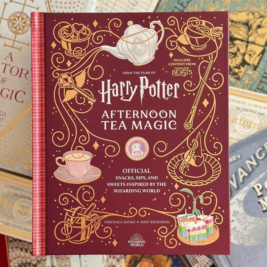 Instagram post by @just_anotherhufflepuff for Insight Editions. Caption reads: [...] Harry Potter recipe book by @insighteditions....