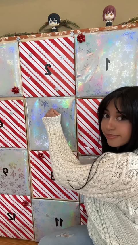 Instagram post by @nishathenerd for Crunchyroll. Caption reads: #crunchyrollpartner a LIFE SIZED anime advent....