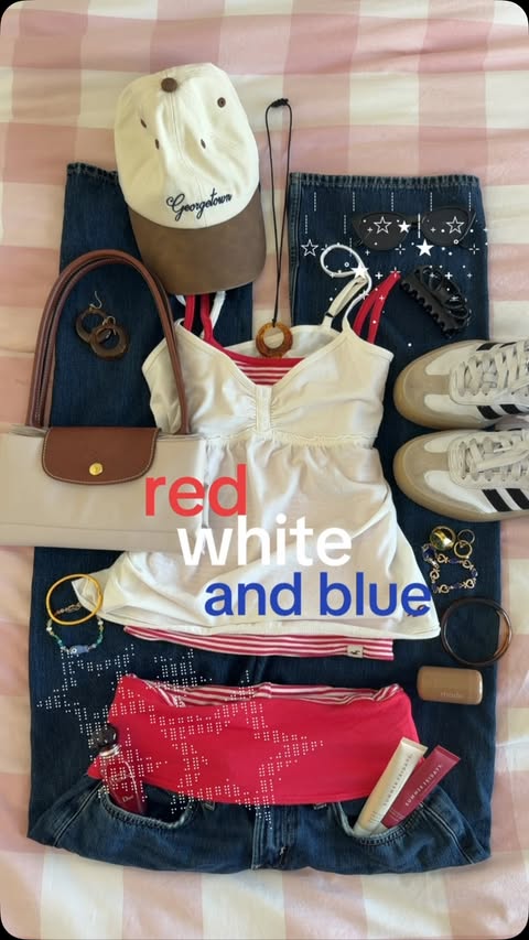 Instagram post by @natalieeseah for Hollister. Caption reads: fourth of july inspo!! @hollister....