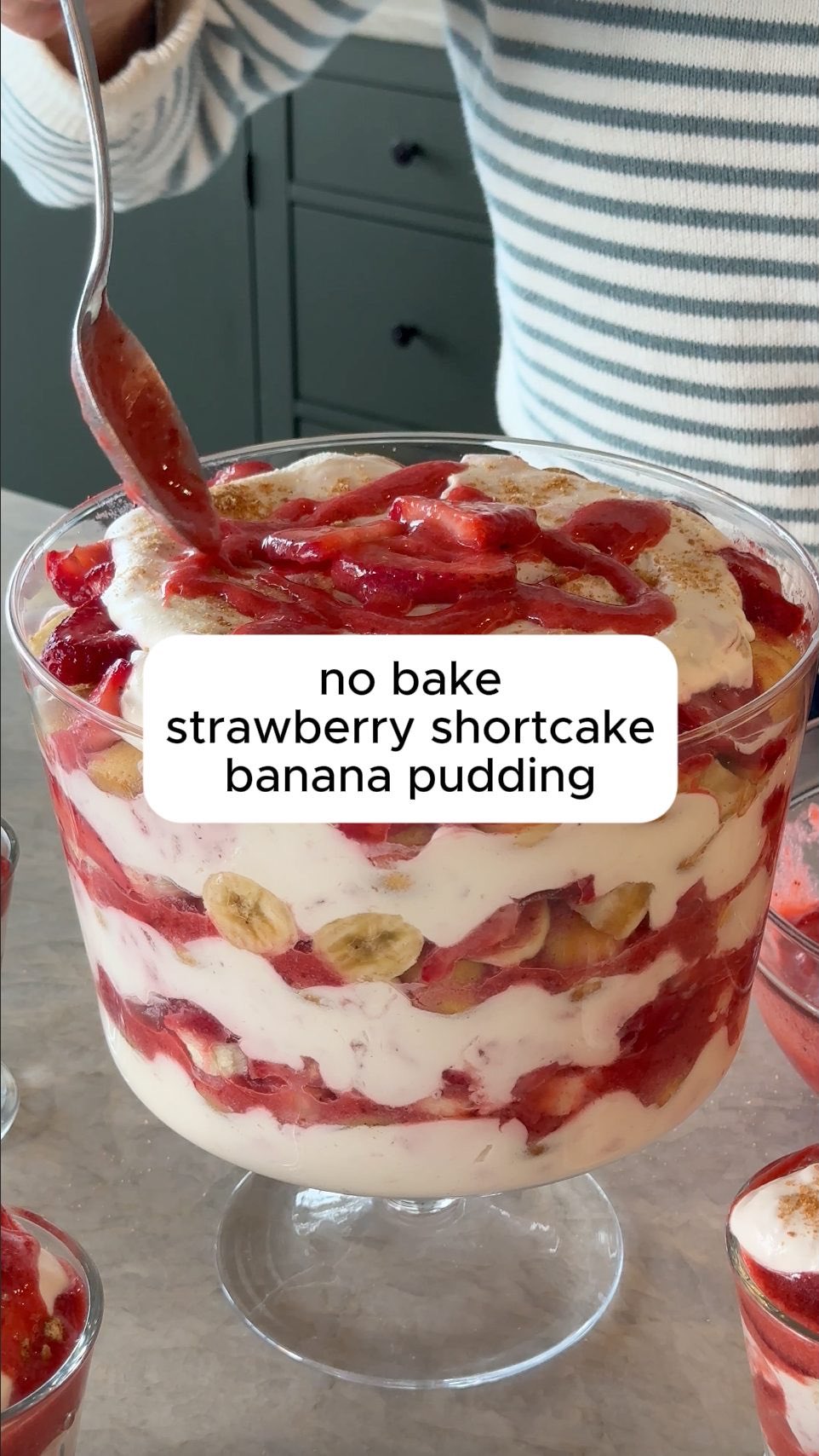 Instagram post by @bakewithbobbie for Food52. Caption reads: @magnoliabakery’s iconic banana pudding +....