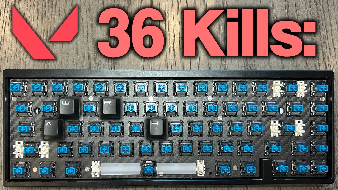 YouTube post by @zammey for Qwertykeys. Caption reads: For Every Kill I get, I lose a Key.