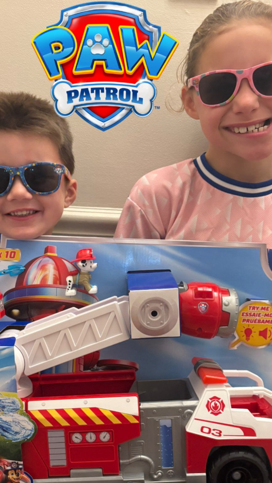 Instagram post by @dadda_n_daddy for PAW Patrol. Caption reads: [...] alarm for imagination! With the new....