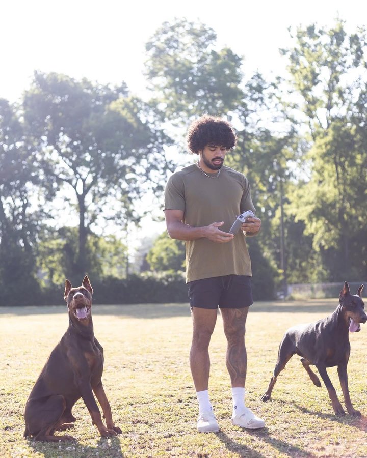 Instagram post by @jalen_noble for Fidelity Investments. Caption reads: When I began this journey of self-employment &....