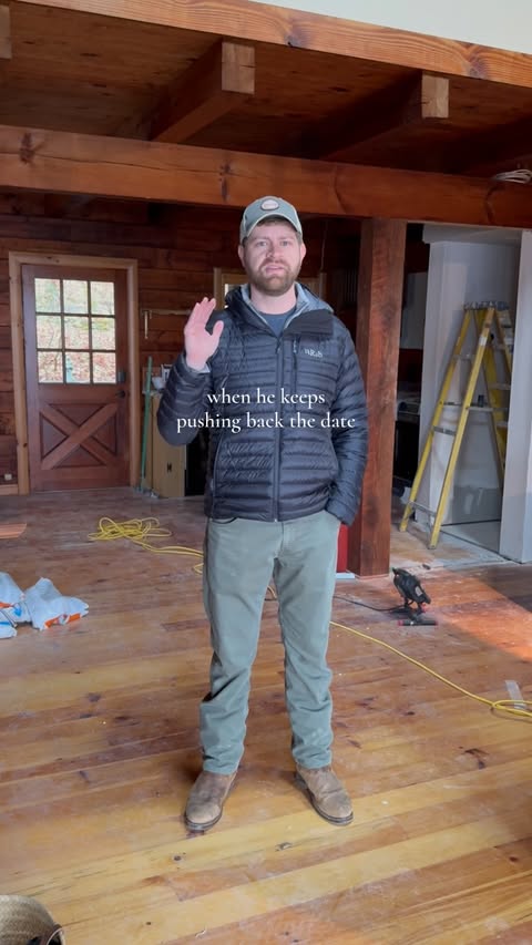 Instagram post by @kindling.home for Airbnb. Caption reads: We’re working overtime right now to get this place....