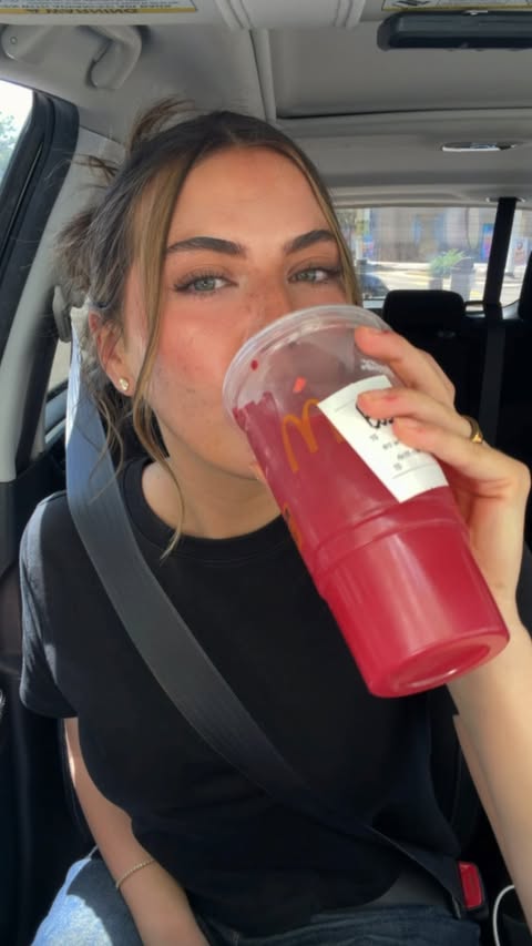 Instagram post by @madisonbravenec for McDonald's. Caption reads: #McDonaldsRockyMtSponsored local friends, listen....