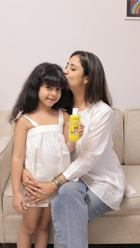 Instagram post by @jyotika_atree for Bare Anatomy. Caption reads: [...] her curls soft and easy to manage. Bare....