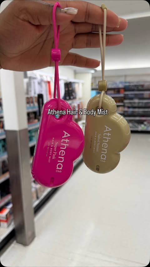 Instagram post by @bri.jarviss for Athena Club. Caption reads: [...] keep in my car when on the go 🤭💐🎯....