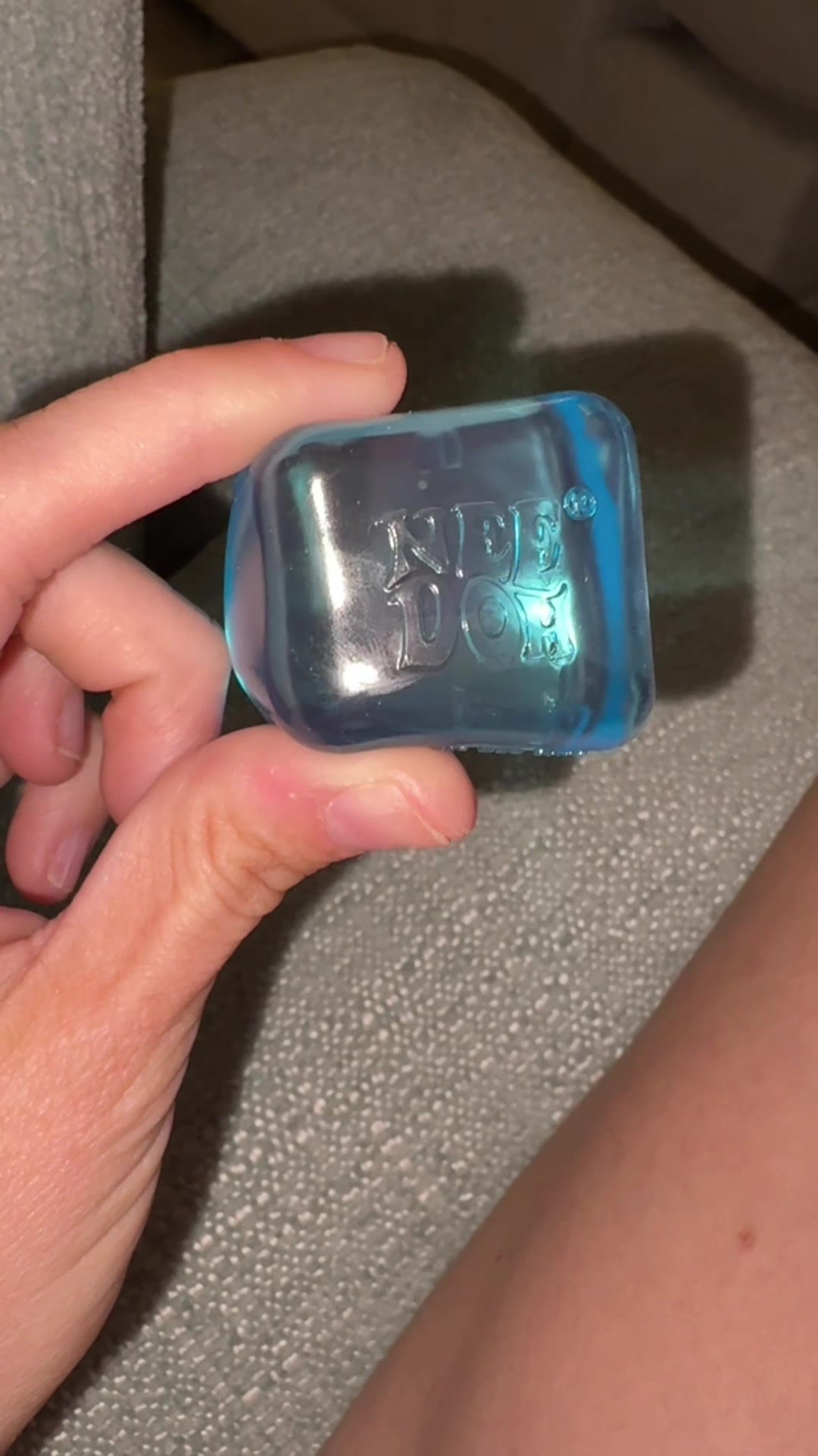 TikTok post by @astoldbyanna_ for NeeDoh (Schylling). Caption reads: these nice ice babies are so addicting 😭😍 minis....