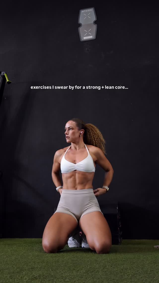 Instagram post by @maite_richert for Esn. Caption reads: Your core isn’t just about abs 🙂‍↔️ it’s your....