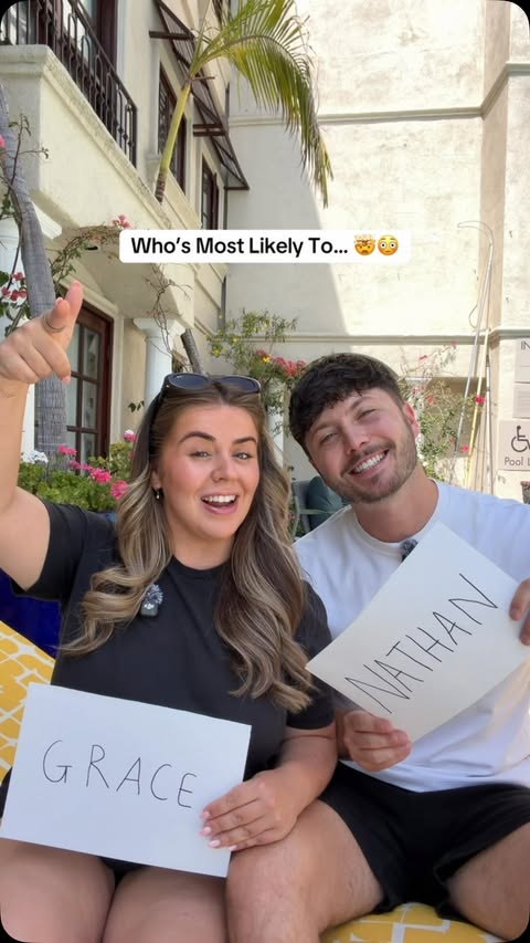 Instagram post by @nathanandgrace_ for Sony Pictures. Caption reads: [...] on October 2nd!! 🎬 #VerityFilm....