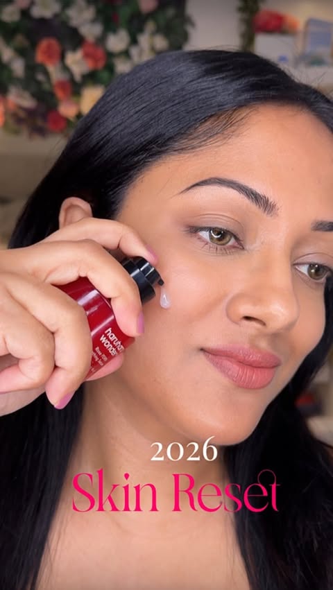 Instagram post by @ritabratadas for OhMyBeloved. Caption reads: My 2026 Skin Reset starts here 🌹 Using the....