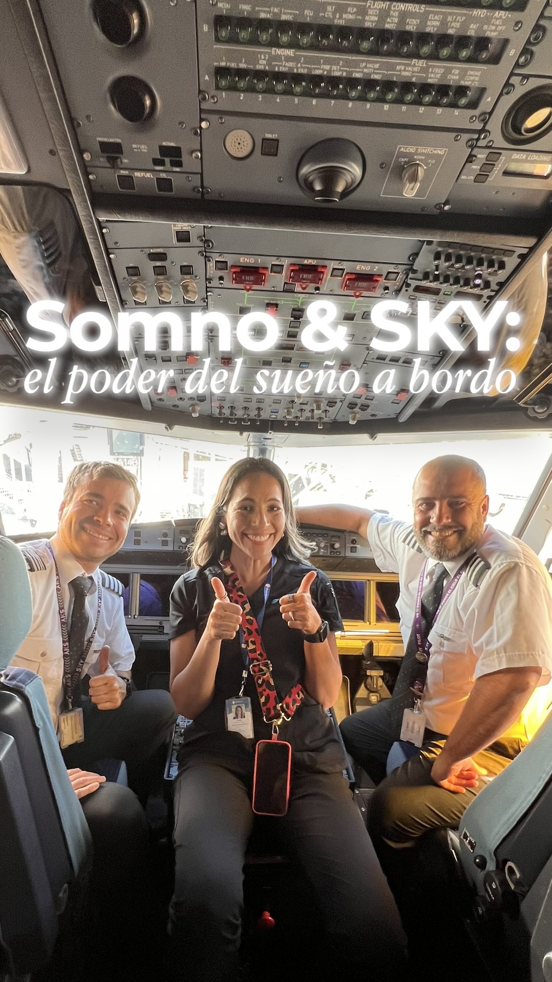 Instagram post by @lalocadelsueno for SKY Airline. Caption reads: ✈️💤 Viajar descansado hace toda la....
