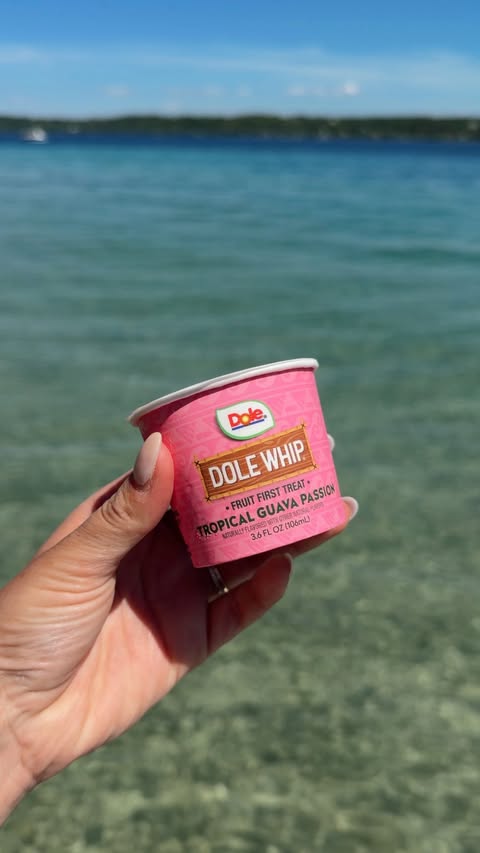 Instagram post by @elliedulude for Dole Packaged Foods. Caption reads: #ad I couldn’t wait to try the Tropical Guava....