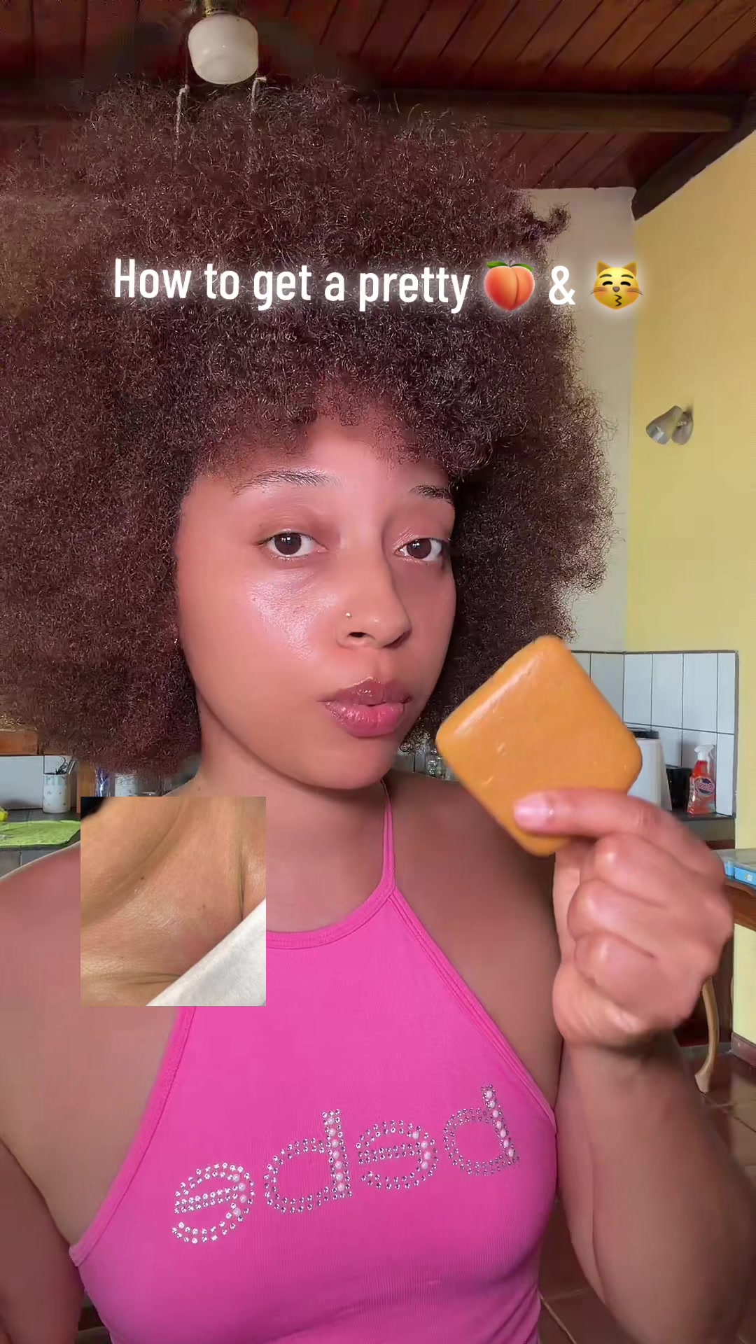 TikTok post by @theroyalcesarstm for Honey Glow. Caption reads: [...] a smooth and bright bikini area using honey....
