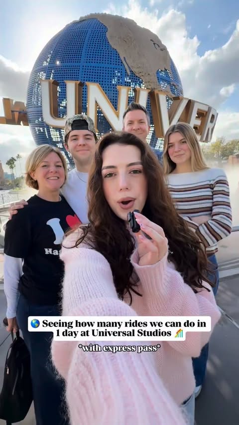 Instagram post by @symonneharrison for Universal Orlando Resort. Caption reads: thank you for hosting us this week....