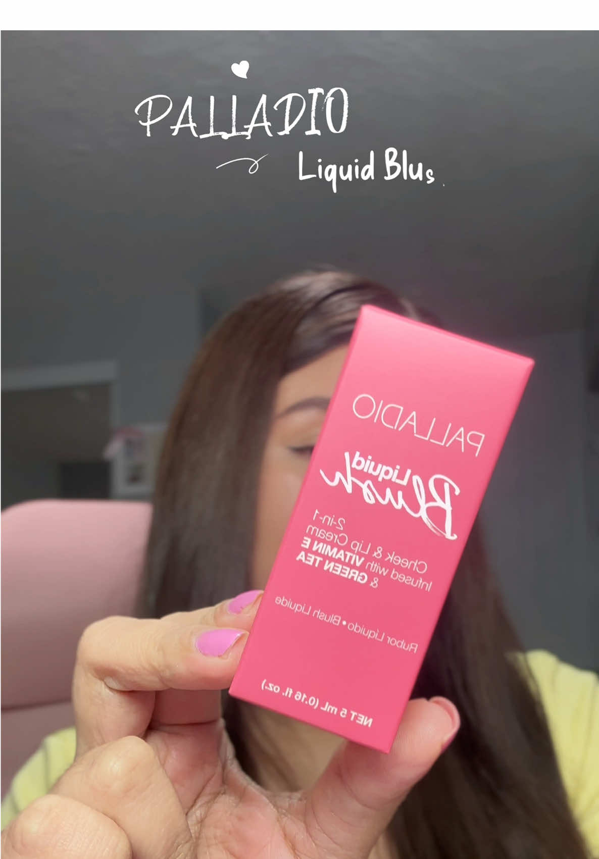 TikTok post by @stephanie.centeno_ for Palladio Beauty. Caption reads: [...] must have in your makeup collection 💞🌸🌷....