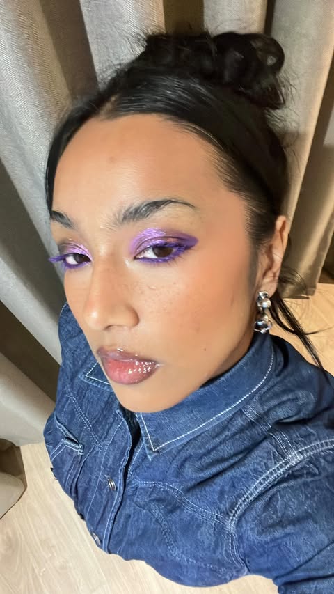 Instagram post by @maytahmi for Danessa Myricks Beauty. Caption reads: it eats significantly more now why is that?!....