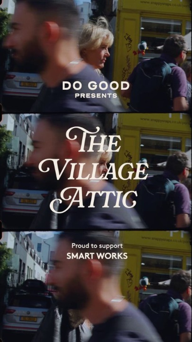 Instagram post by @baygarnett for Bicester Village. Caption reads: Coming soon… @bicestervillage & DO GOOD present....