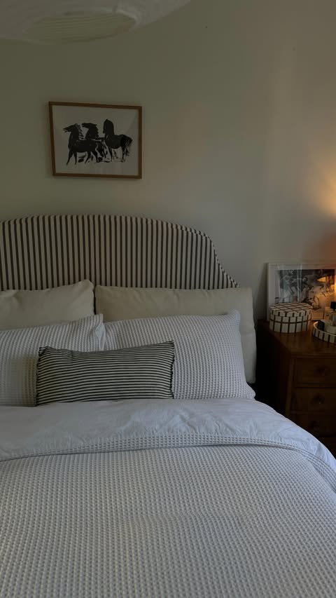 Instagram post by @lexie.lah for DUSK. Caption reads: ad a new year room refresh 🤍 the @dusk.com....