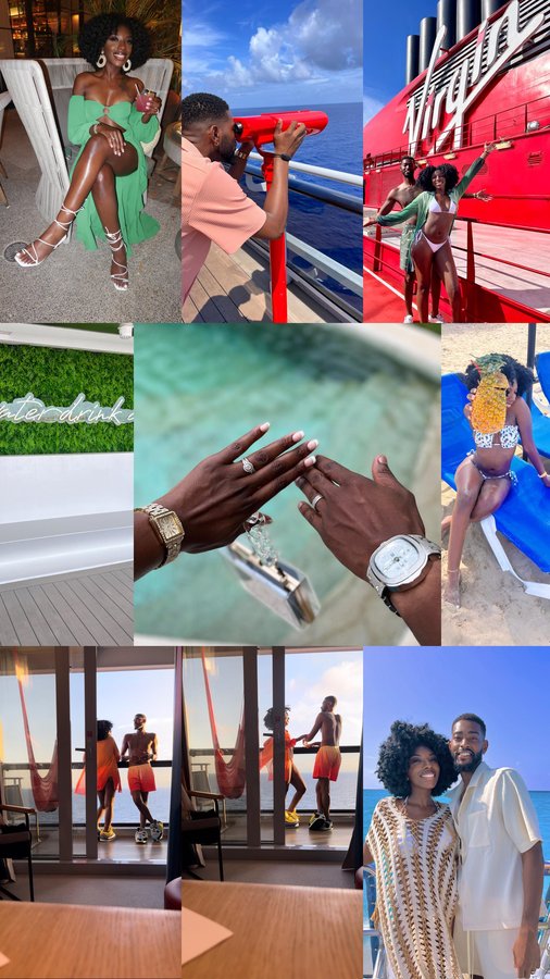 Instagram post by @coupledbytheflights for JBW. Caption reads: Let’s us know down below….Is coordinating....