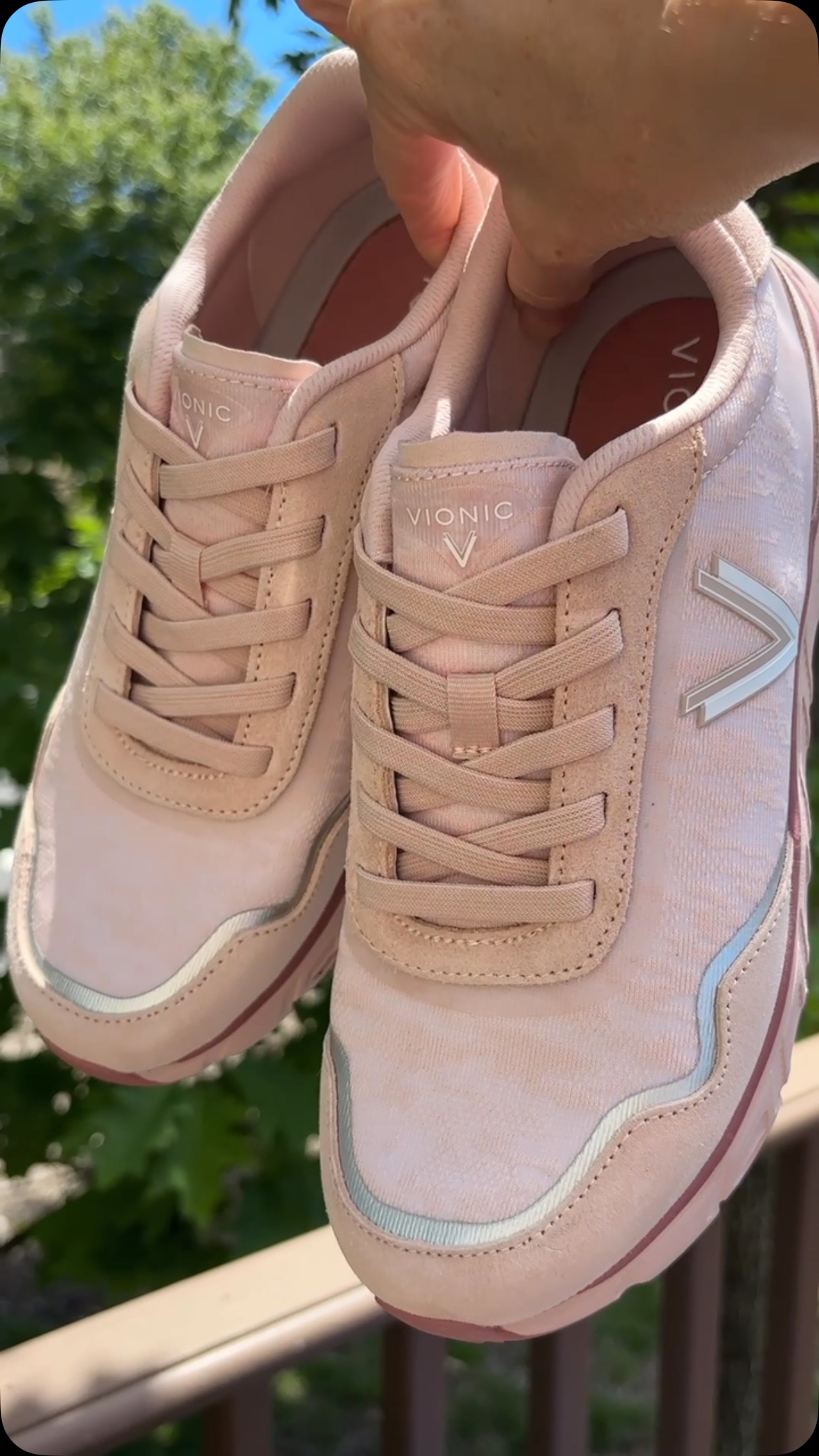 Instagram post by @jennifercoffey for Vionic Shoes. Caption reads: New Vionic Big Deal from QVC has launched!....