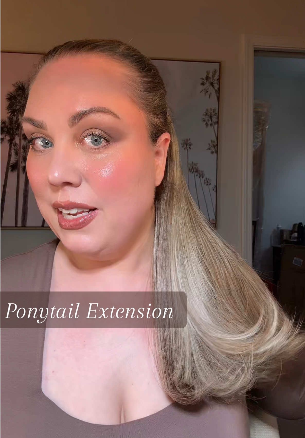 TikTok post by @mylittlelovenest for Insert Name Here. Caption reads: I’ve worn different hair extensions on and off for....