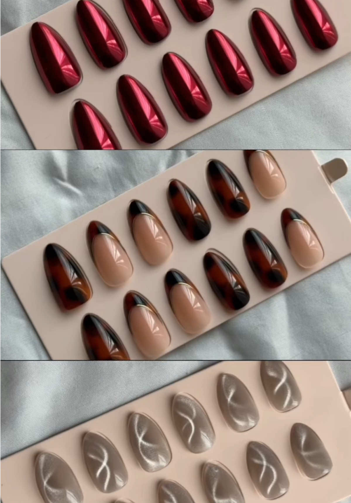 TikTok post by @patriciaram0s for VSALONNAIL. Caption reads: [...] 15% off @VSALON NAIL Center #vsalon....