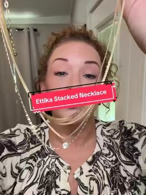 TikTok post by @lucc_77 for Ettika. Caption reads: @Ettika simplifies getting that perfect stacked....