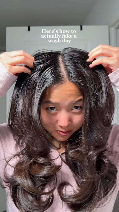 Instagram post by @abigaillinnn for FENTY HAIR. Caption reads: A real-life Fake It story starring the @fentyhair....