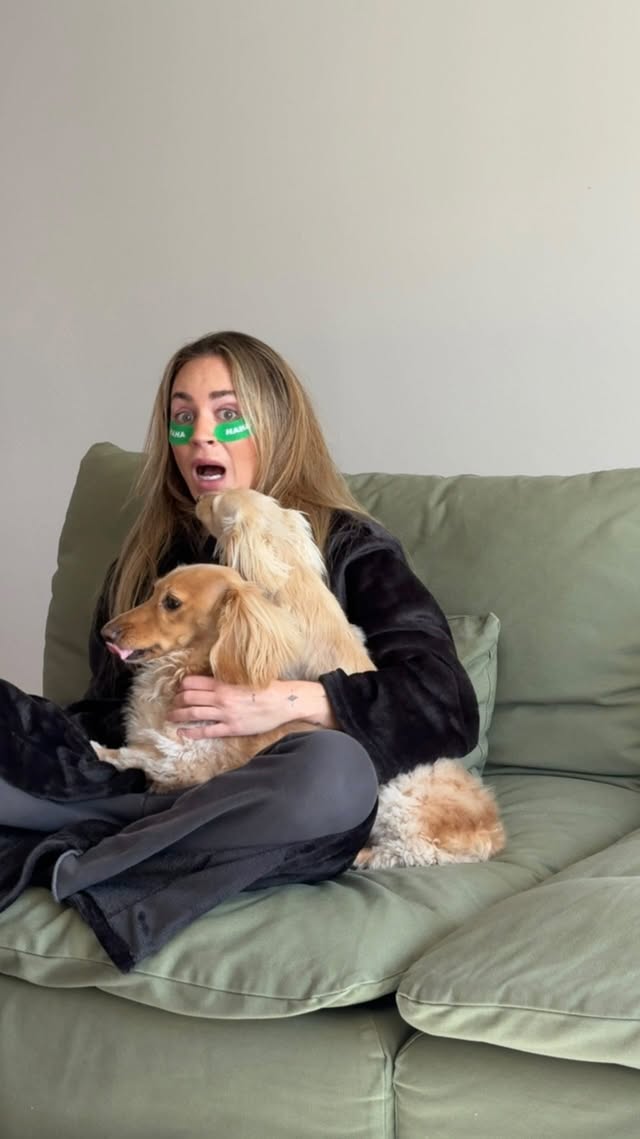 Instagram post by @christinakirkman for Chewy. Caption reads: The #ChewyClaus Wish-a-thon is just 2 days away!....