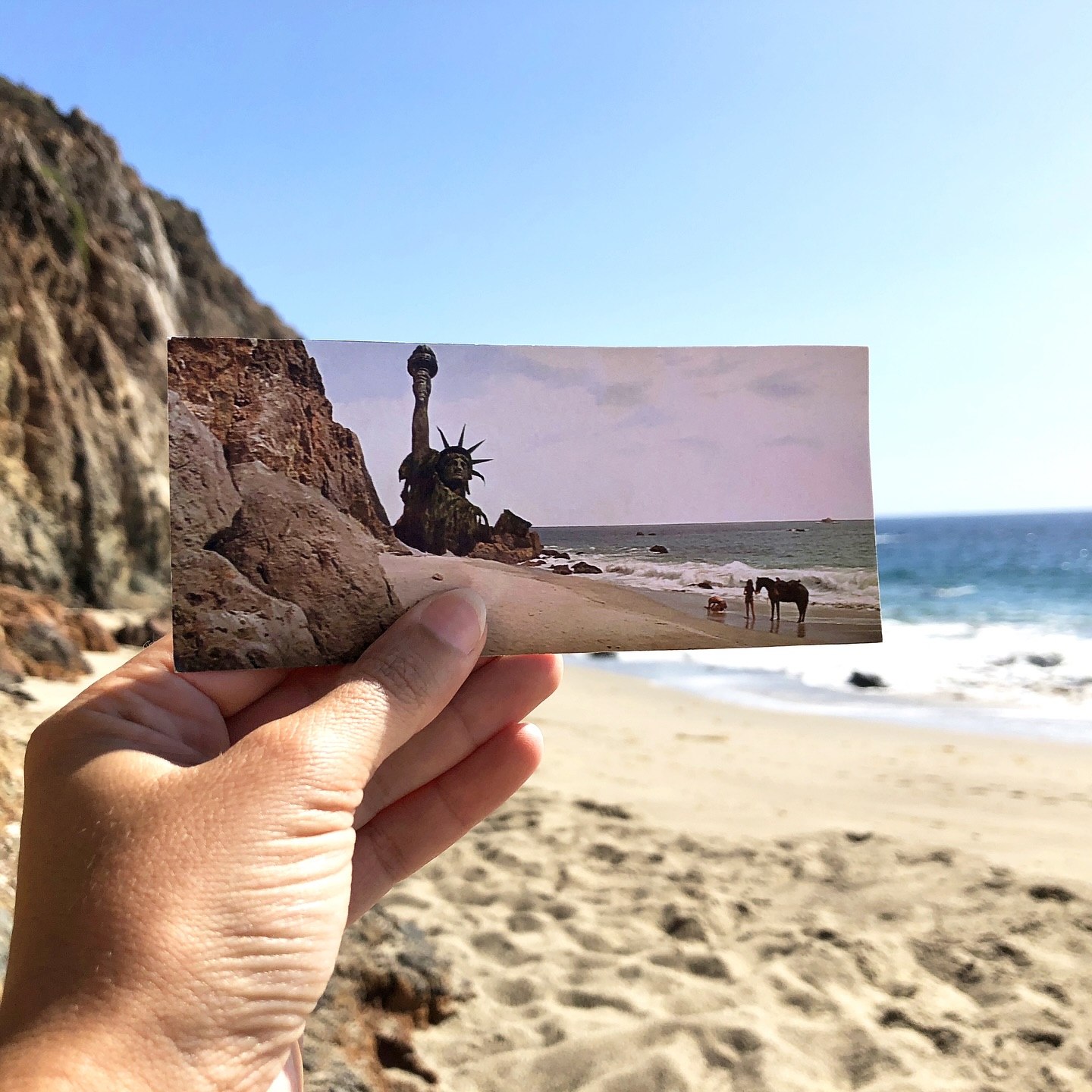 Instagram post by @filmtourismus for Visit California. Caption reads: 🌴 Twelve of my fav California film....