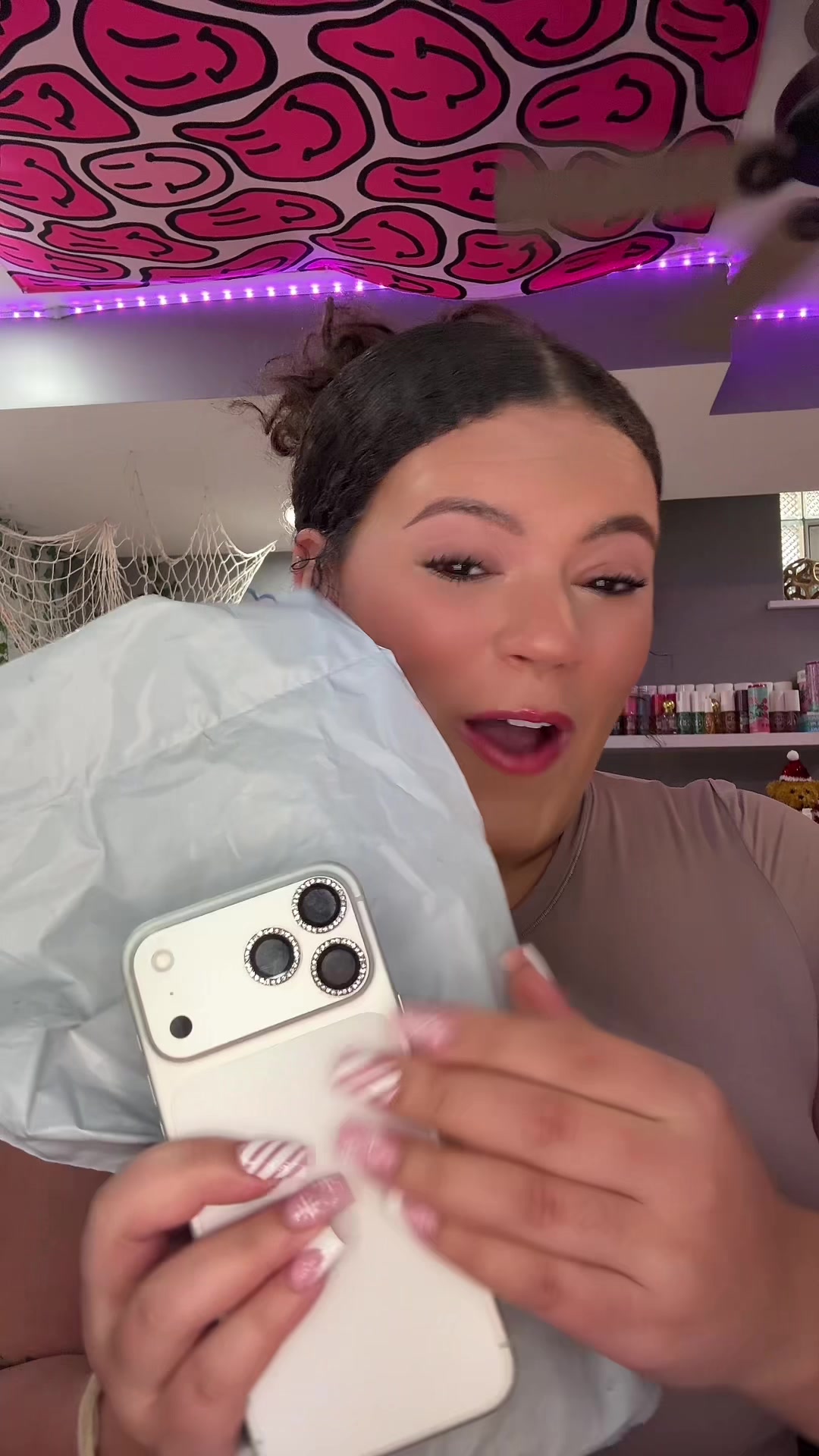 TikTok post by @miam3rie for Blunt Cases. Caption reads: [...] miamarieb for 15% off your order!!....