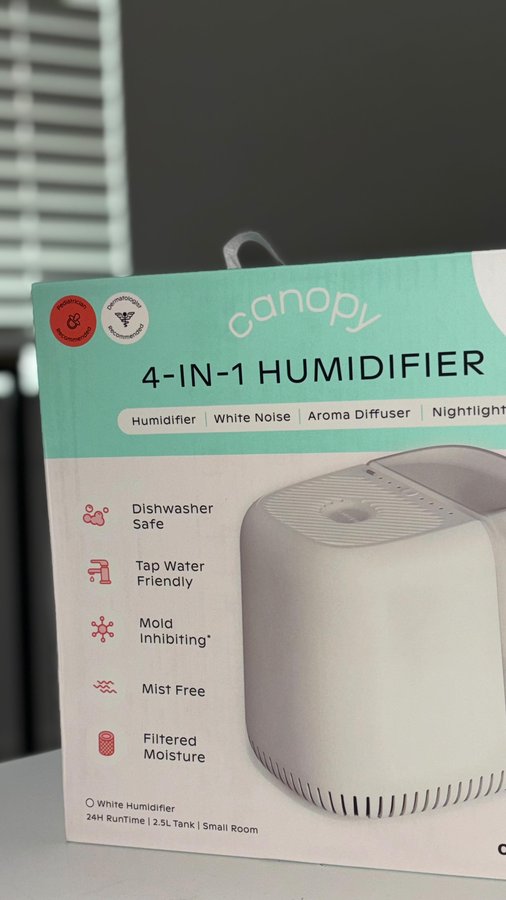 Instagram post by @anotherdopechick for Canopy. Caption reads: @get.canopy @influenster unboxing in less than 60....