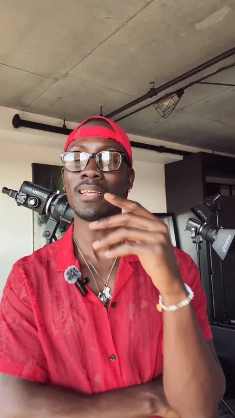 Instagram post by @yawasiedu_ for Aputure. Caption reads: [...] LIGHT… to be more specific, the Aputure....